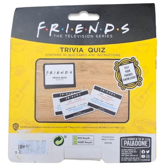 Friends Trivia Quiz Card Game NIB Bundle! Bundle! Bundle! - Picture 3 of 4